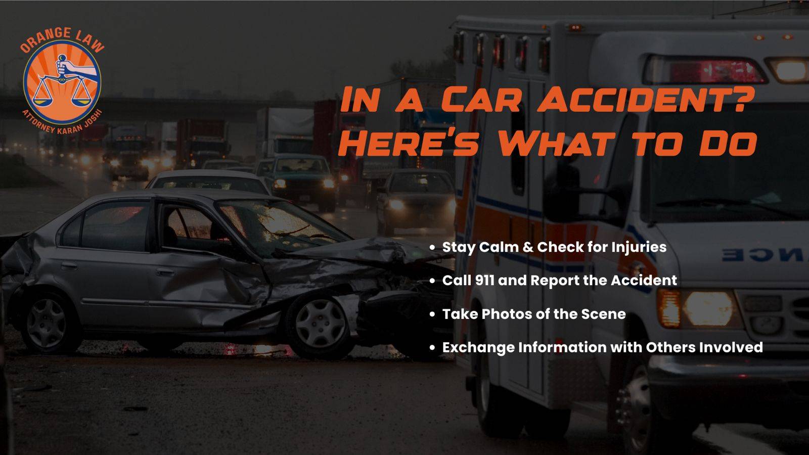 What to Do After a Car Accident Advice from a Houston Accident Lawyer