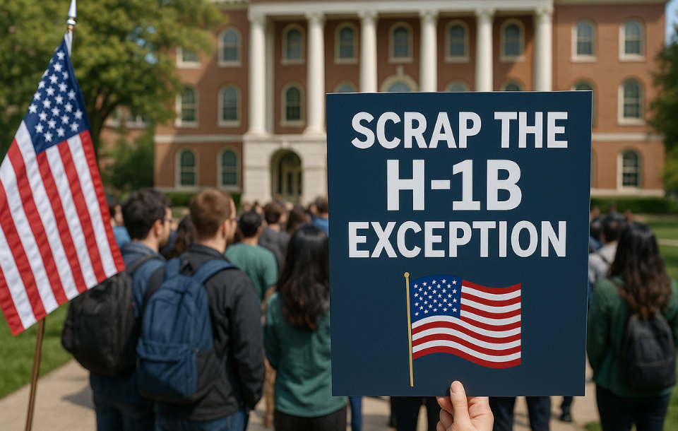 GOP Moves to Scrap H-1B Visa Exception for Higher Education
