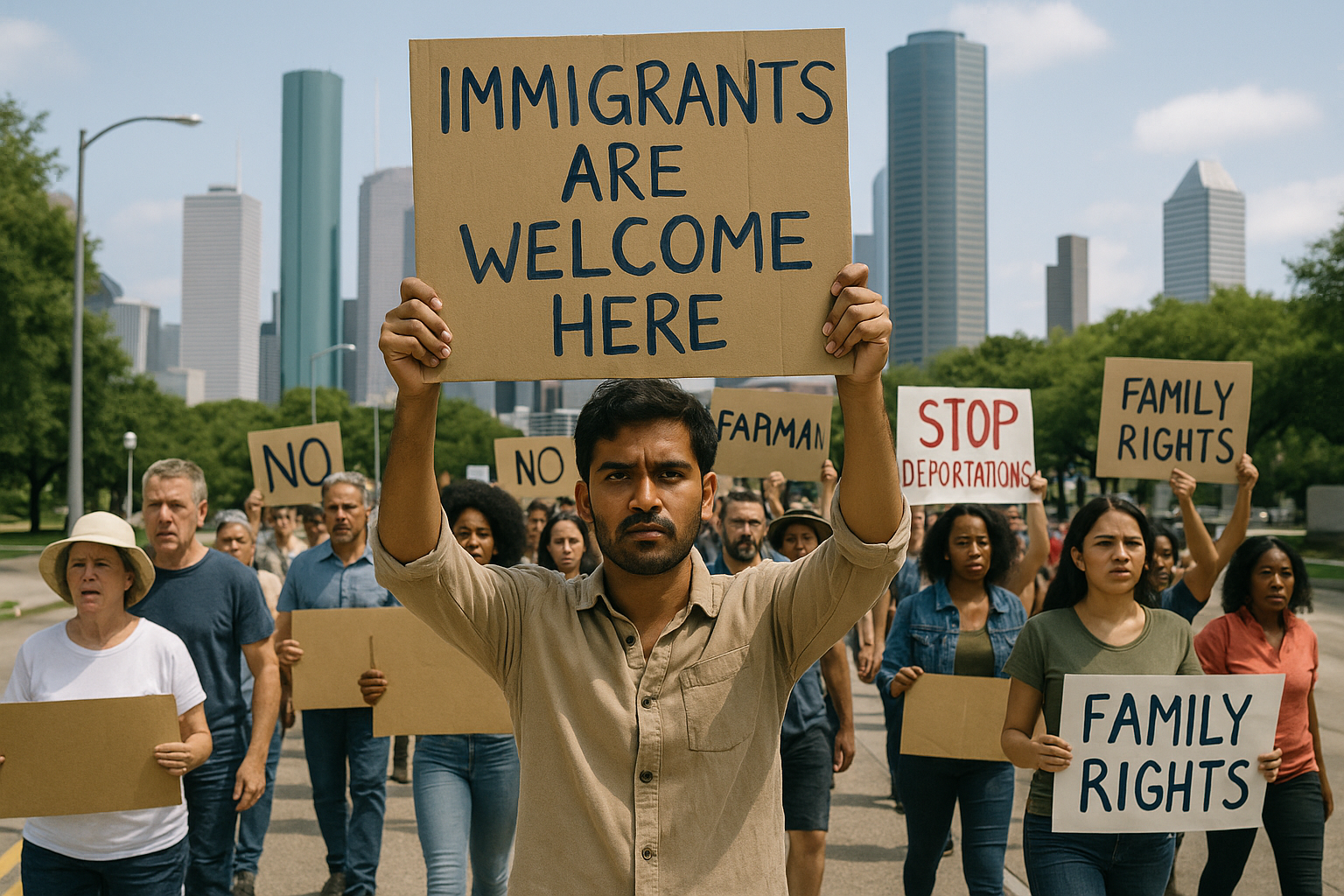 Protesting as an Immigrant in Houston