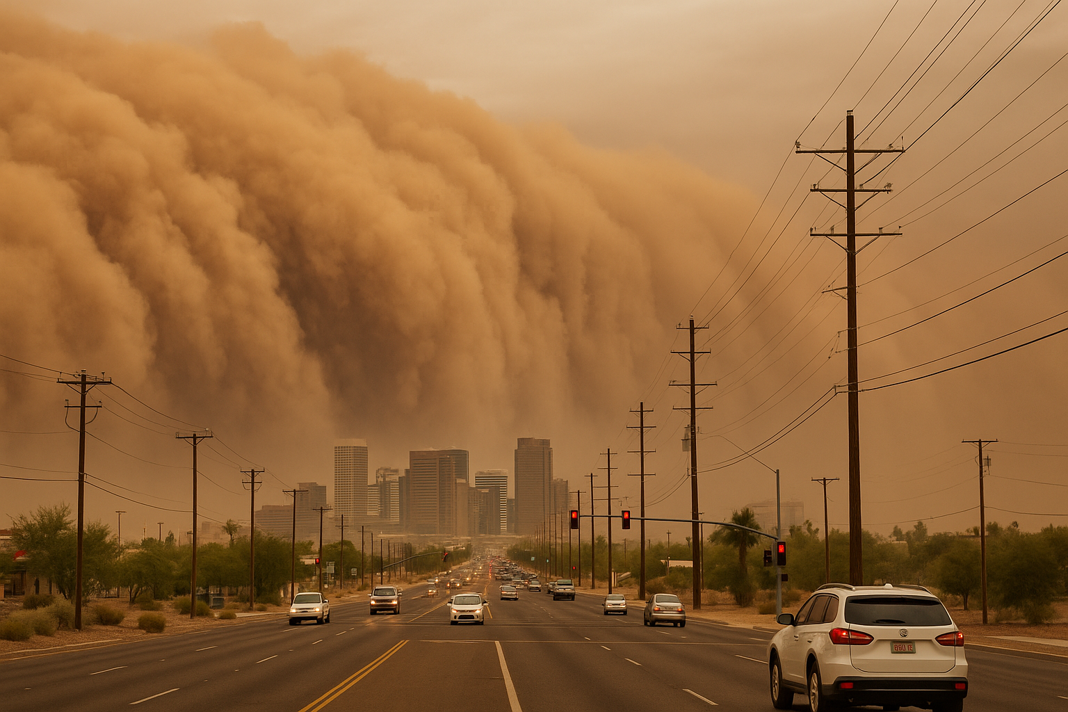Arizona Dust Storm Phoenix