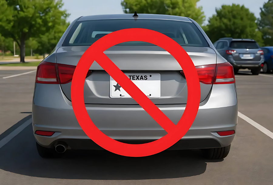 Texas License Plate Bans