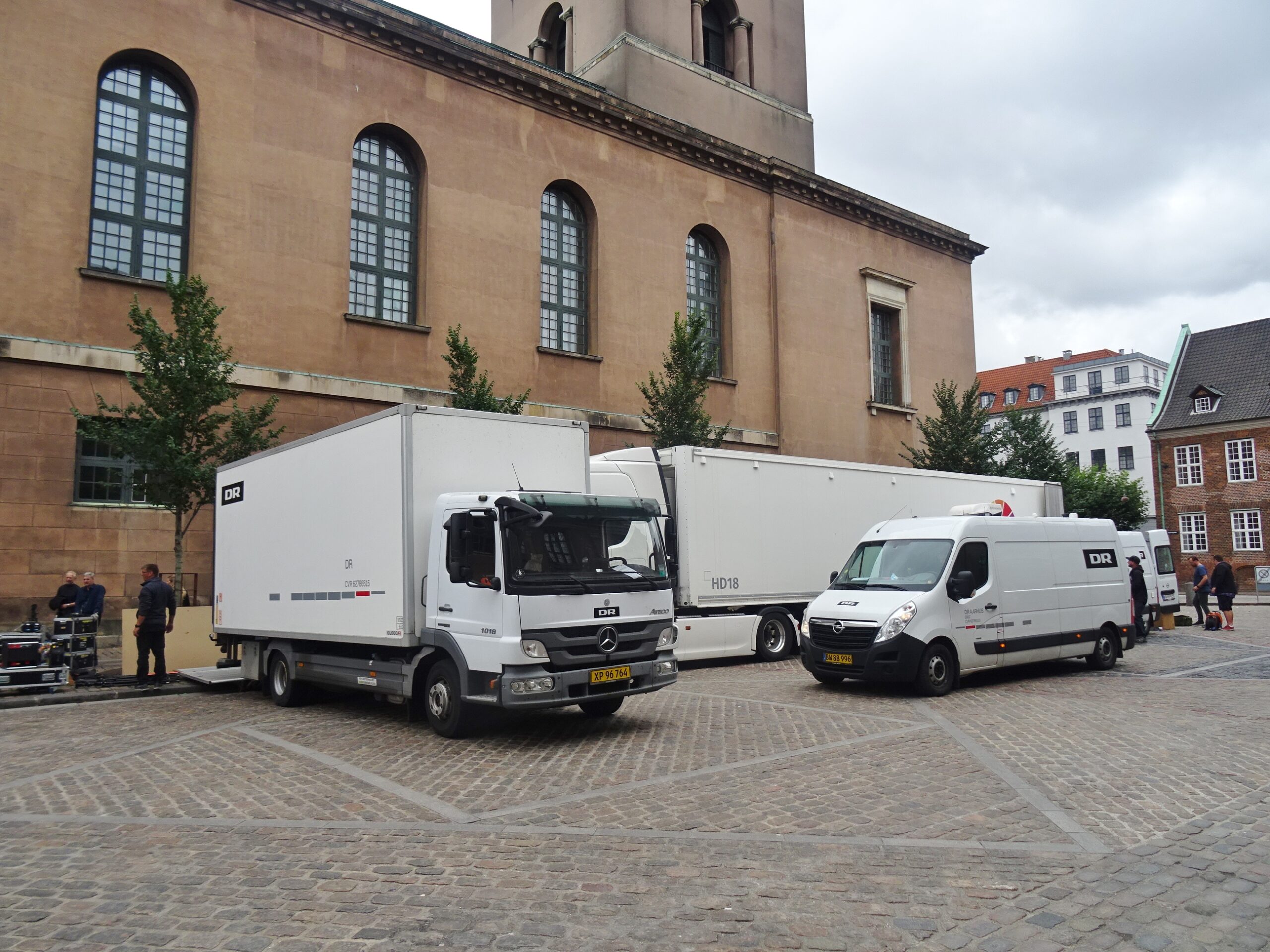 Commercial company vehicle on the road during business operation