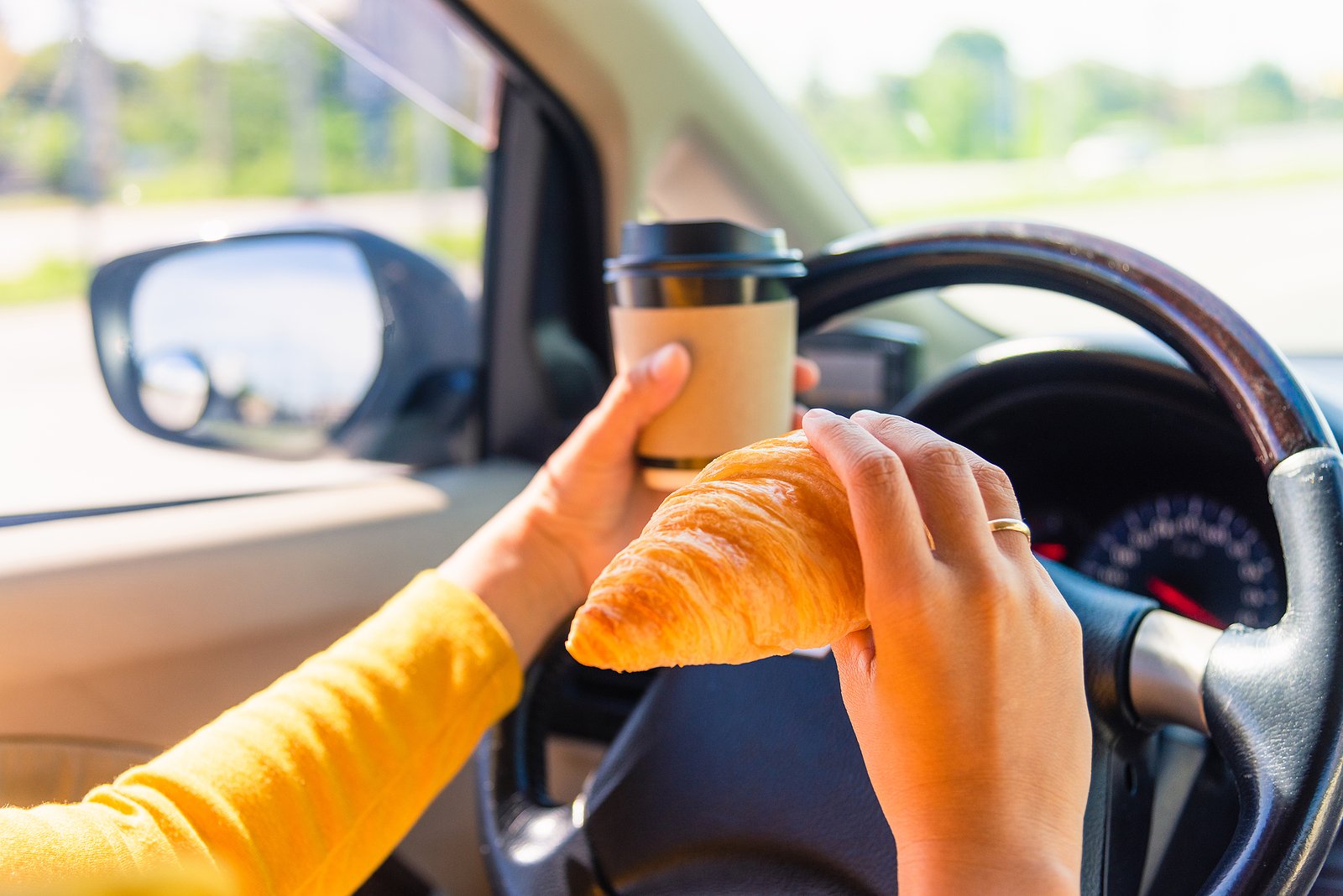 Eating While Driving Accidents in Texas