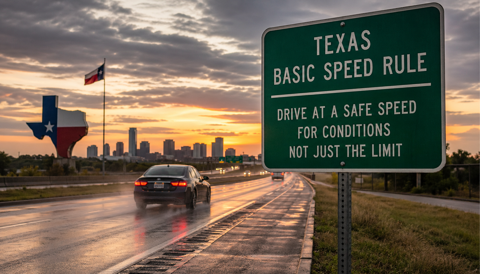 Texas Basic Speed Rule Explained