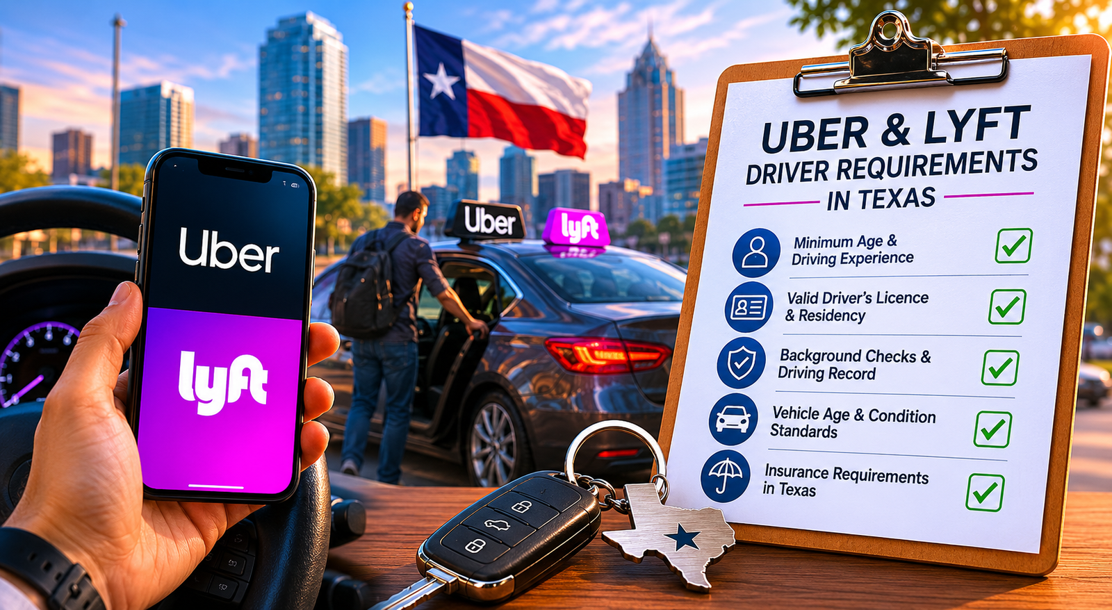 Uber and Lyft Driver Requirements