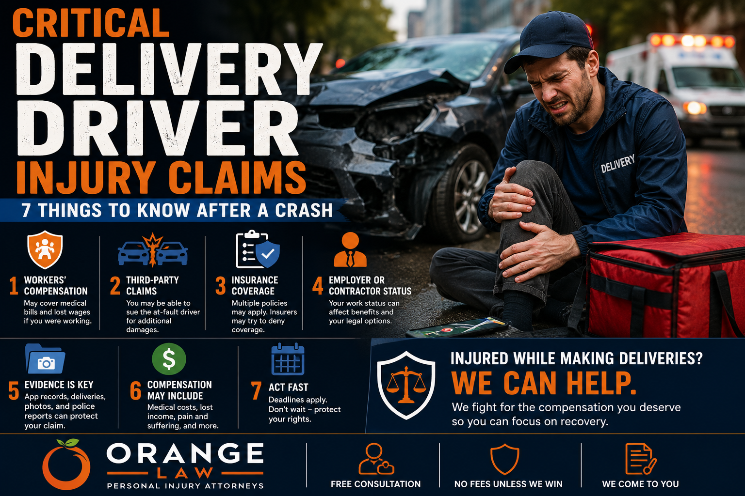 Critical Delivery Driver Injury Claims