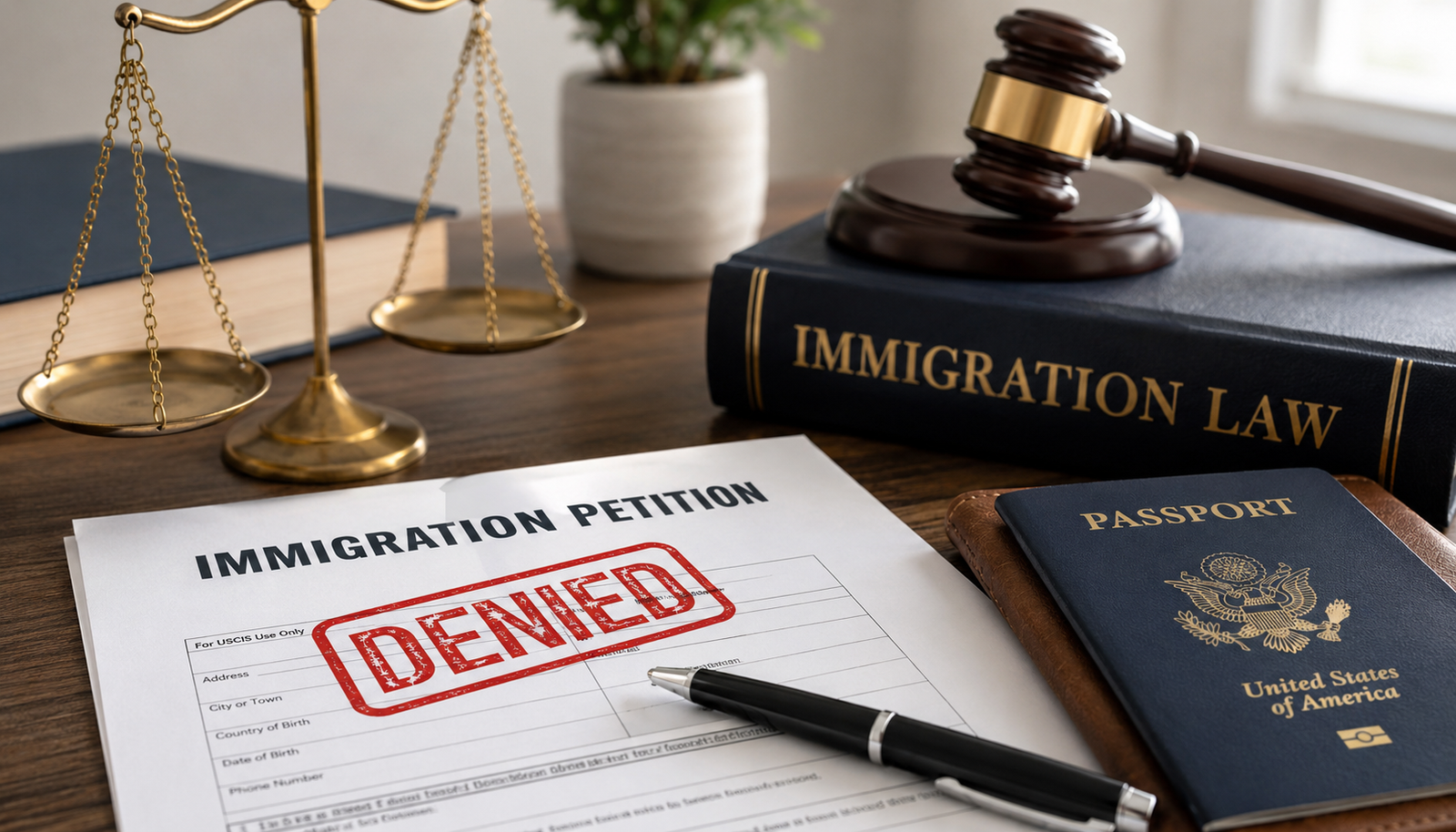Immigration Petition Is Denied