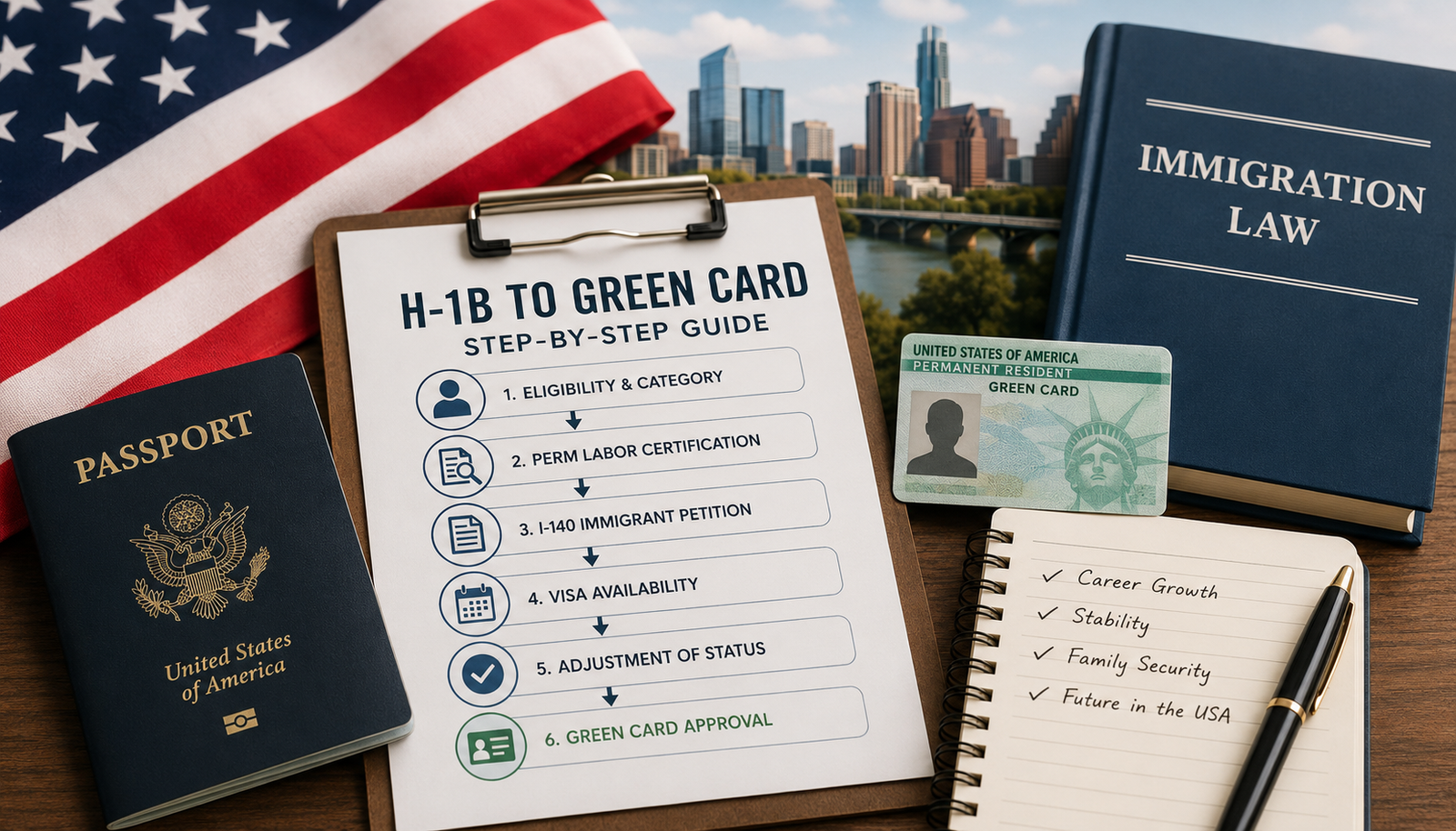 H-1B to Green Card Guide for Texas