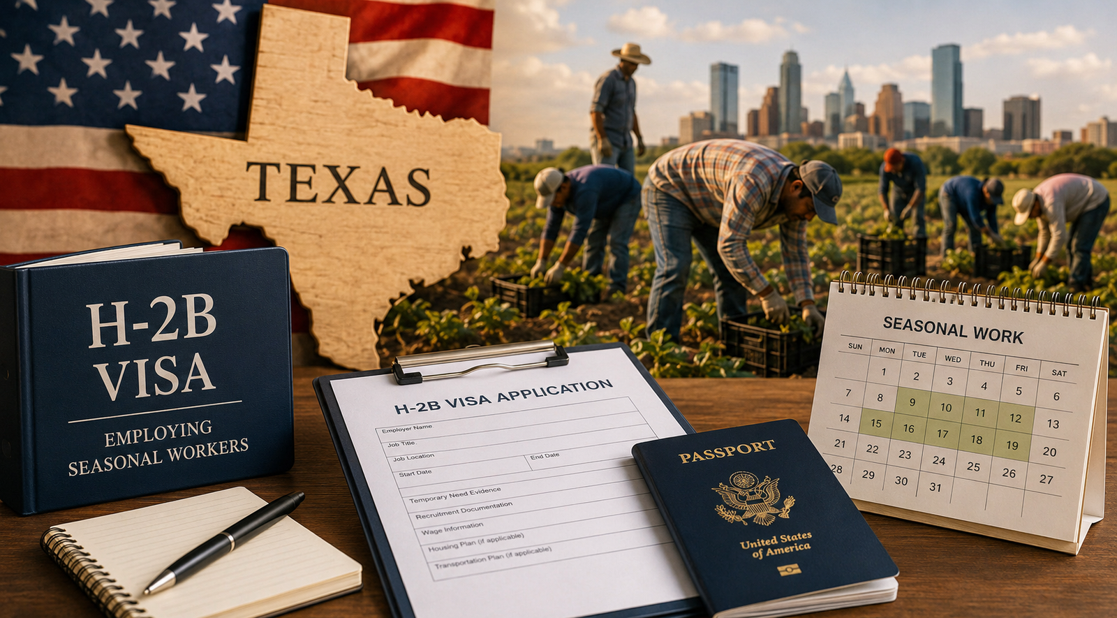H-2B Visa Updates & Seasonal Jobs in Texas