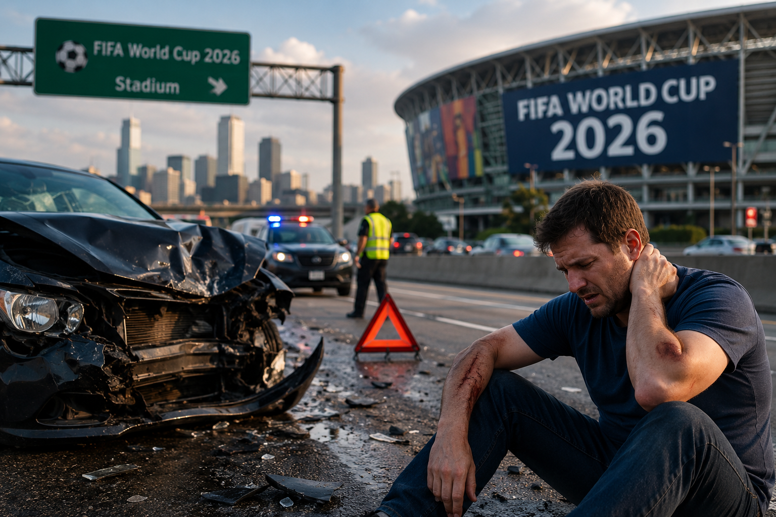 Car Accident While Driving to FIFA World Cup 2026