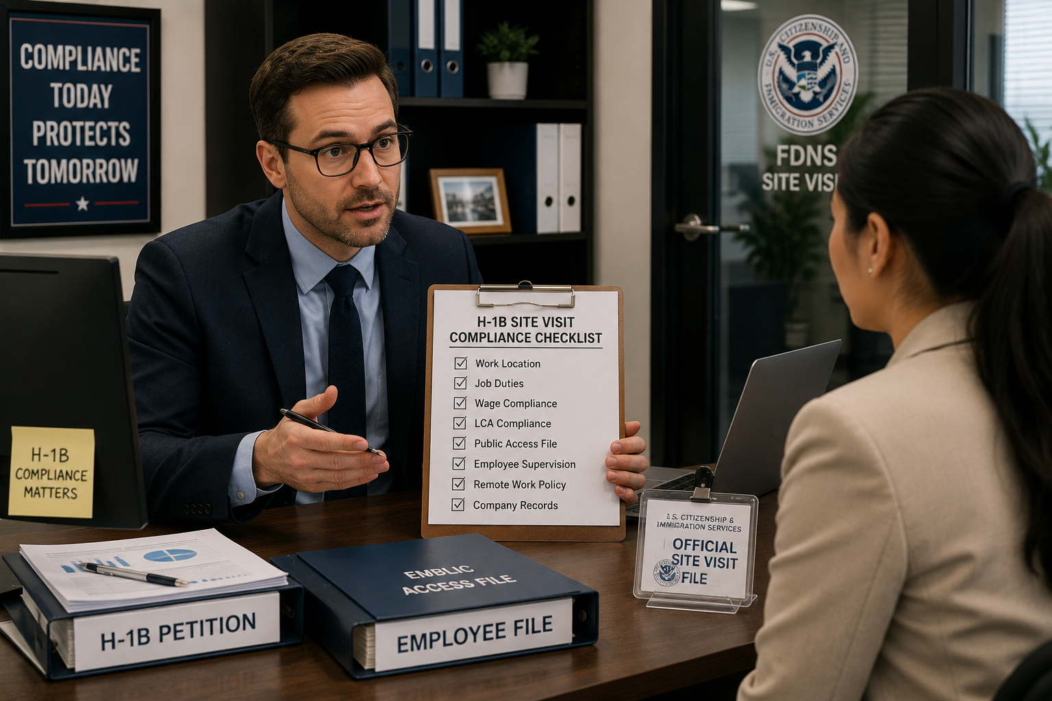H-1B Site Visit Compliance