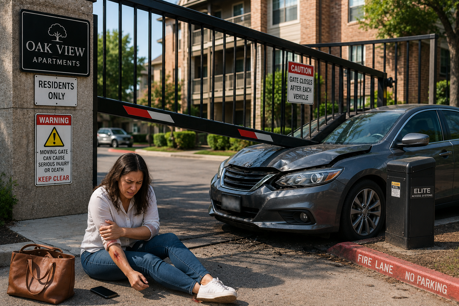 Apartment Gate Injury Claims
