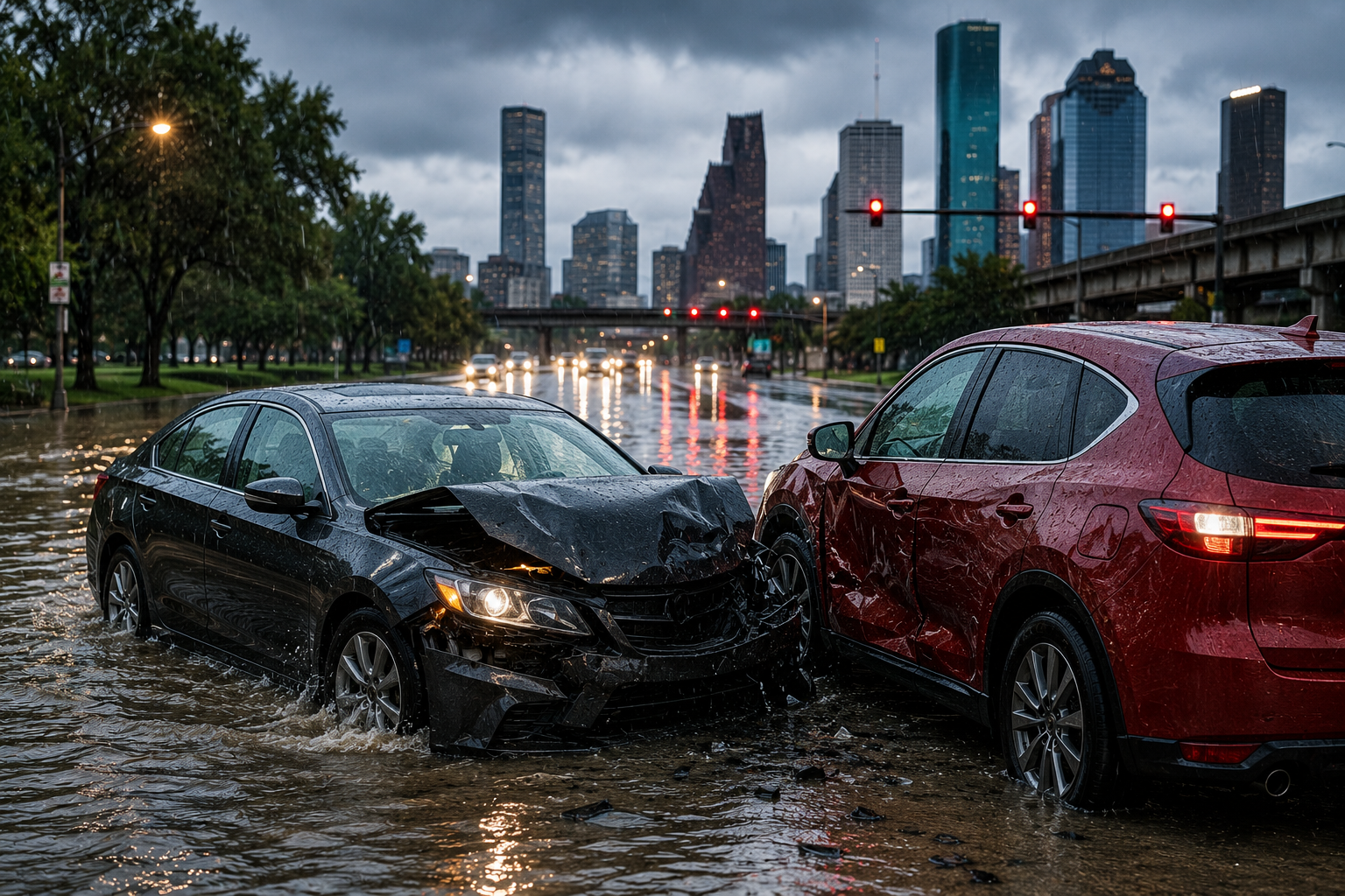 Houston Flood-Related Car Accidents