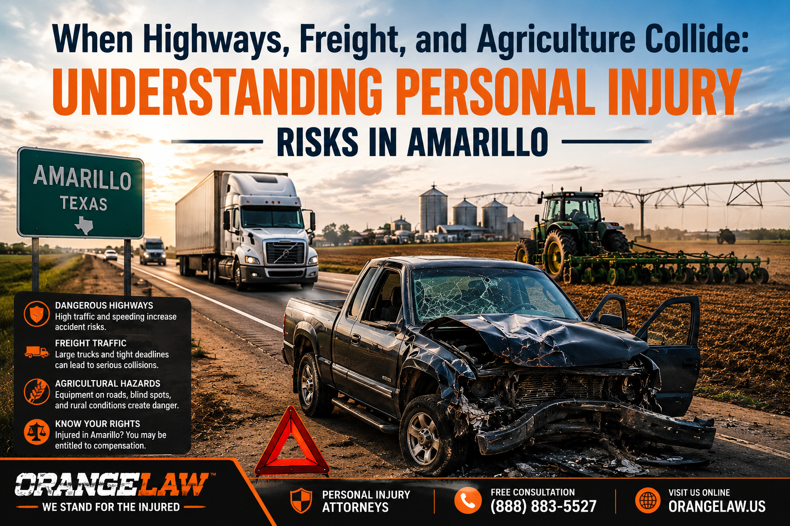 When Highways, Freight, and Agriculture Collide: Understanding Personal Injury Risks in Amarillo