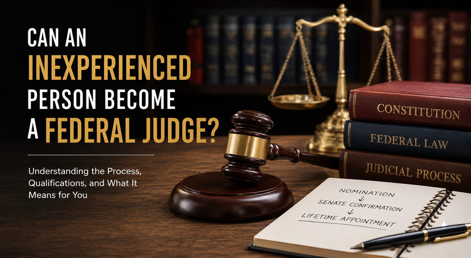 Can Anyone Become a Federal Judge