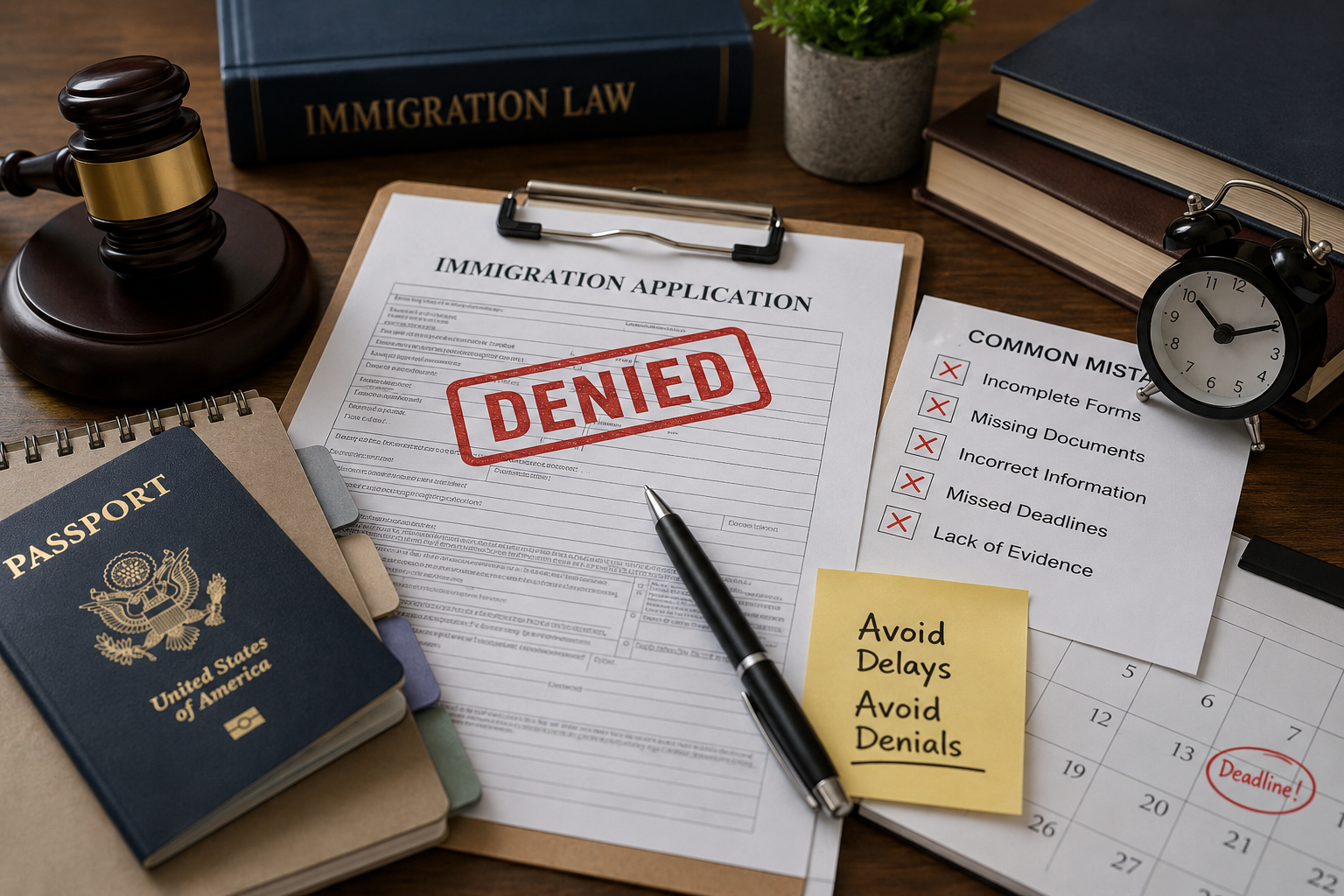Immigration Mistakes That Can Lead to Delays or Denials