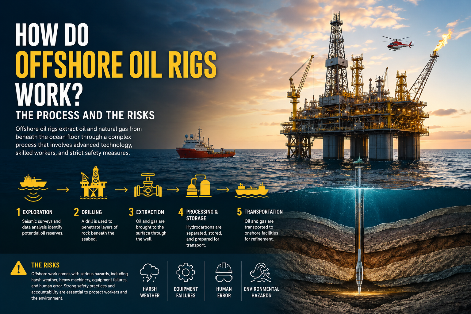 How Do Offshore Oil Rigs Work