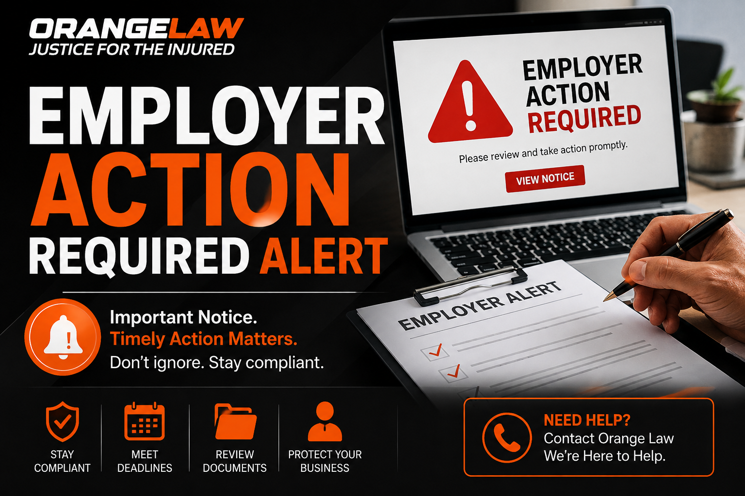 Employer Action Required Alert
