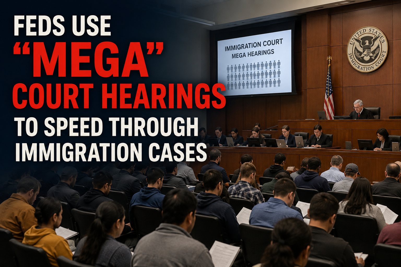 Mega Court Hearings in Immigration Cases