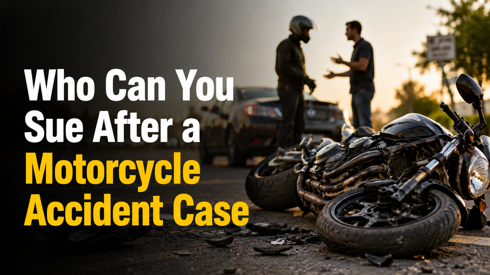 Who Can You Sue After a Motorcycle Accident Case