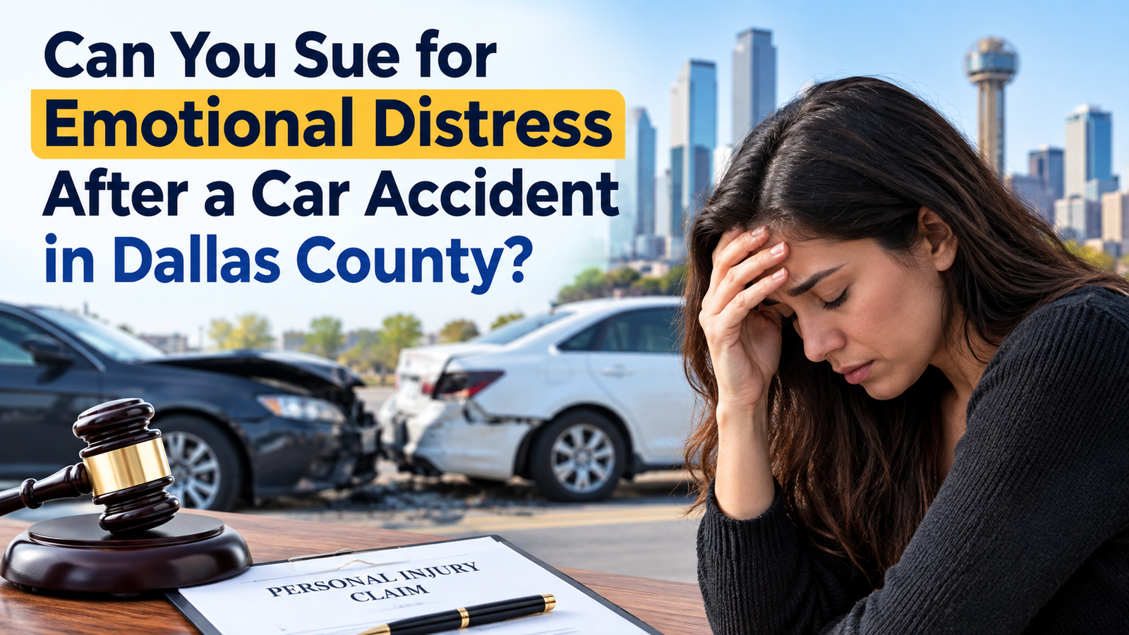 Can You Sue for Emotional Distress After a Car Accident in Dallas County