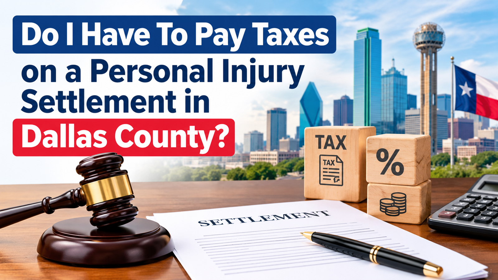Do I Have To Pay Taxes on a Personal Injury Settlement in Dallas County