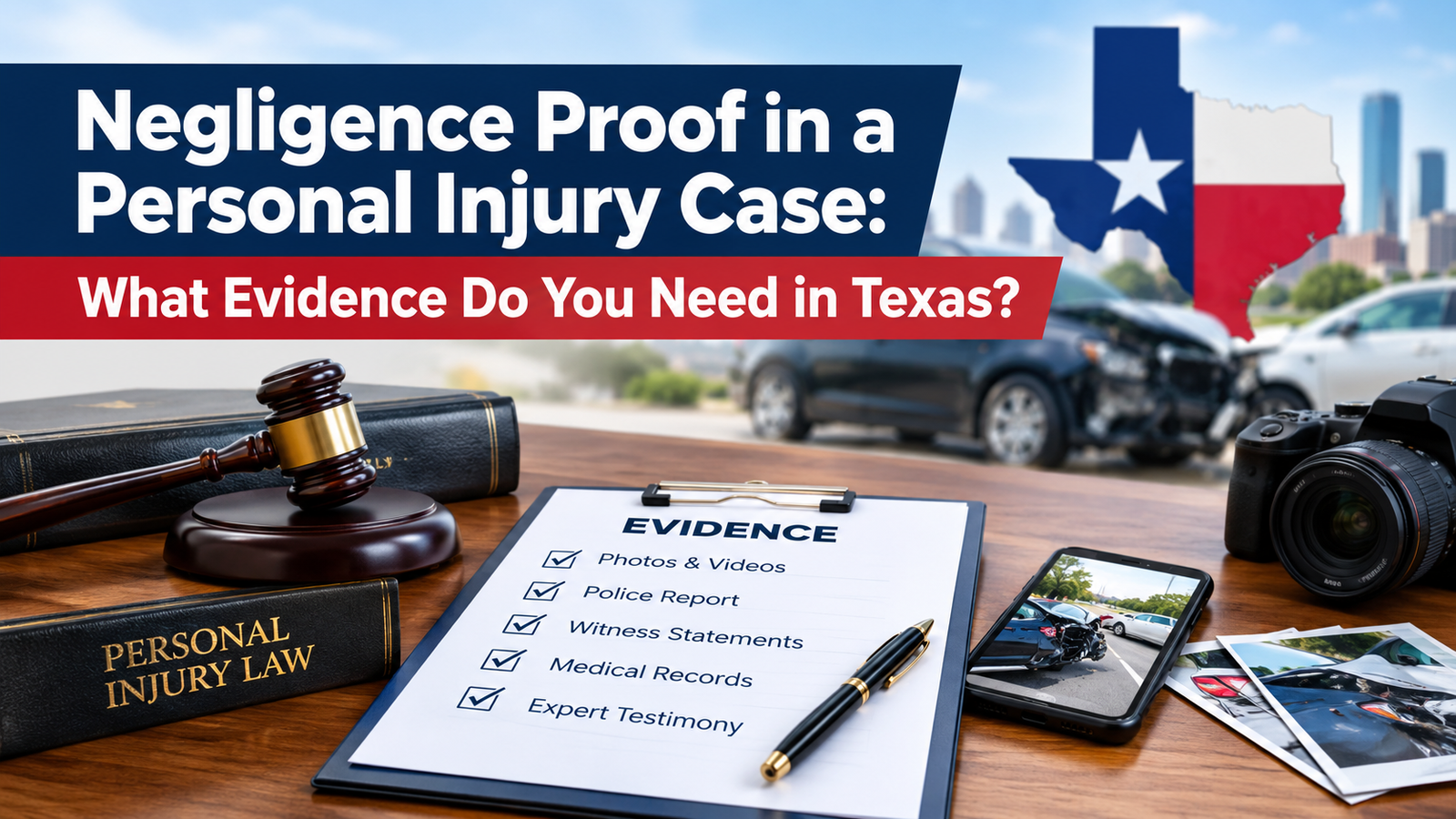 Negligence Proof in a Personal Injury Case What Evidence Do You Need in Texas