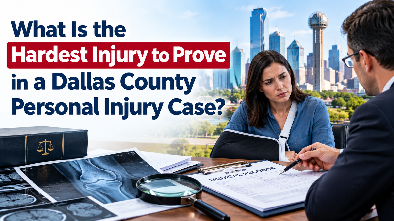 What Is the Hardest Injury to Prove in a Dallas County Personal Injury Case