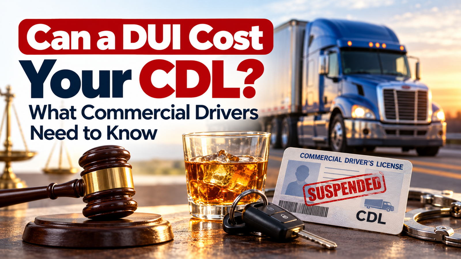 Can a DUI Cost Your CDL? What Commercial Drivers Need to Know