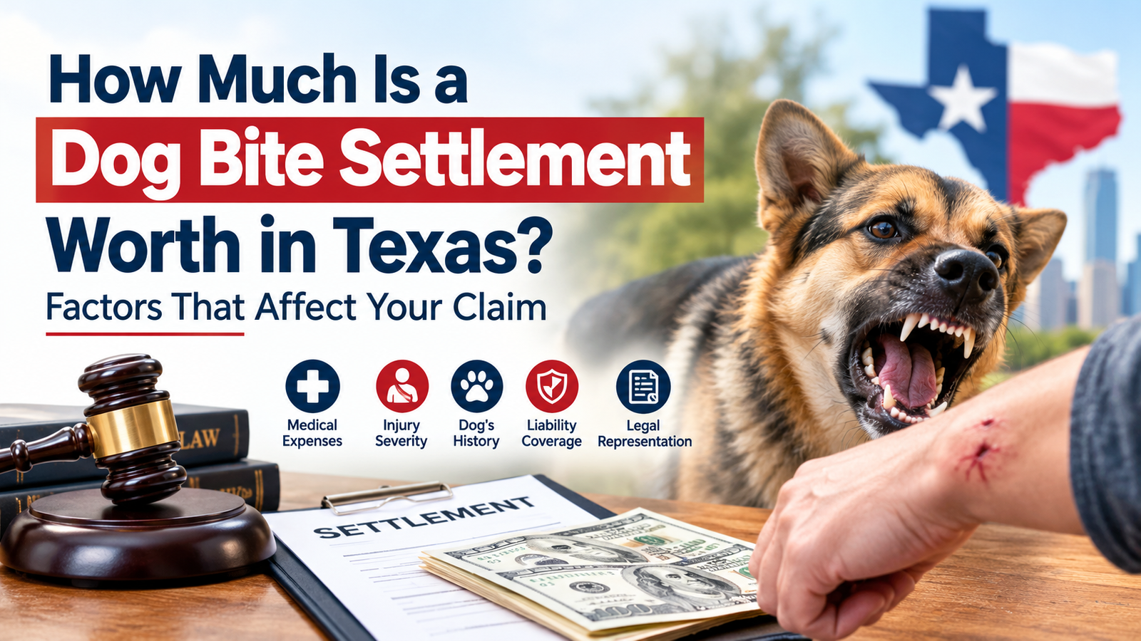 Dog Bite Settlement Worth in Texas